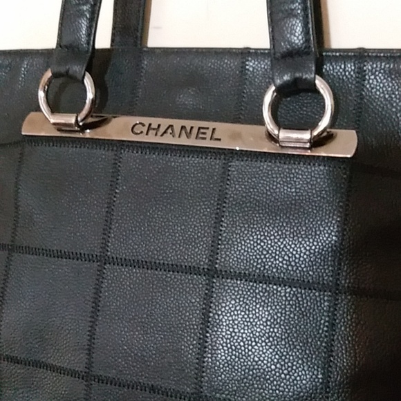 Authentic Chanel Tote Shoulder Bag Caviar skin - Picture 4 of 8